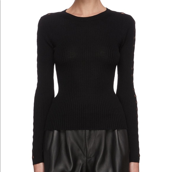 Jonathan Simkhai Cut Out Rib Knit Top - Picture 8 of 9